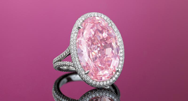 5 место. Бриллиант «Розовое обещание» («Pink Promise»), 14,93 карата, 31,8 млн долларов США